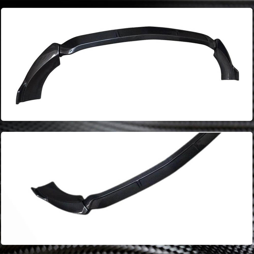 Cover on the front bumper Lip (for AMG-Line 2020-2023, Carbon) for Mercedes E-class W213 2016-2023 - image 4