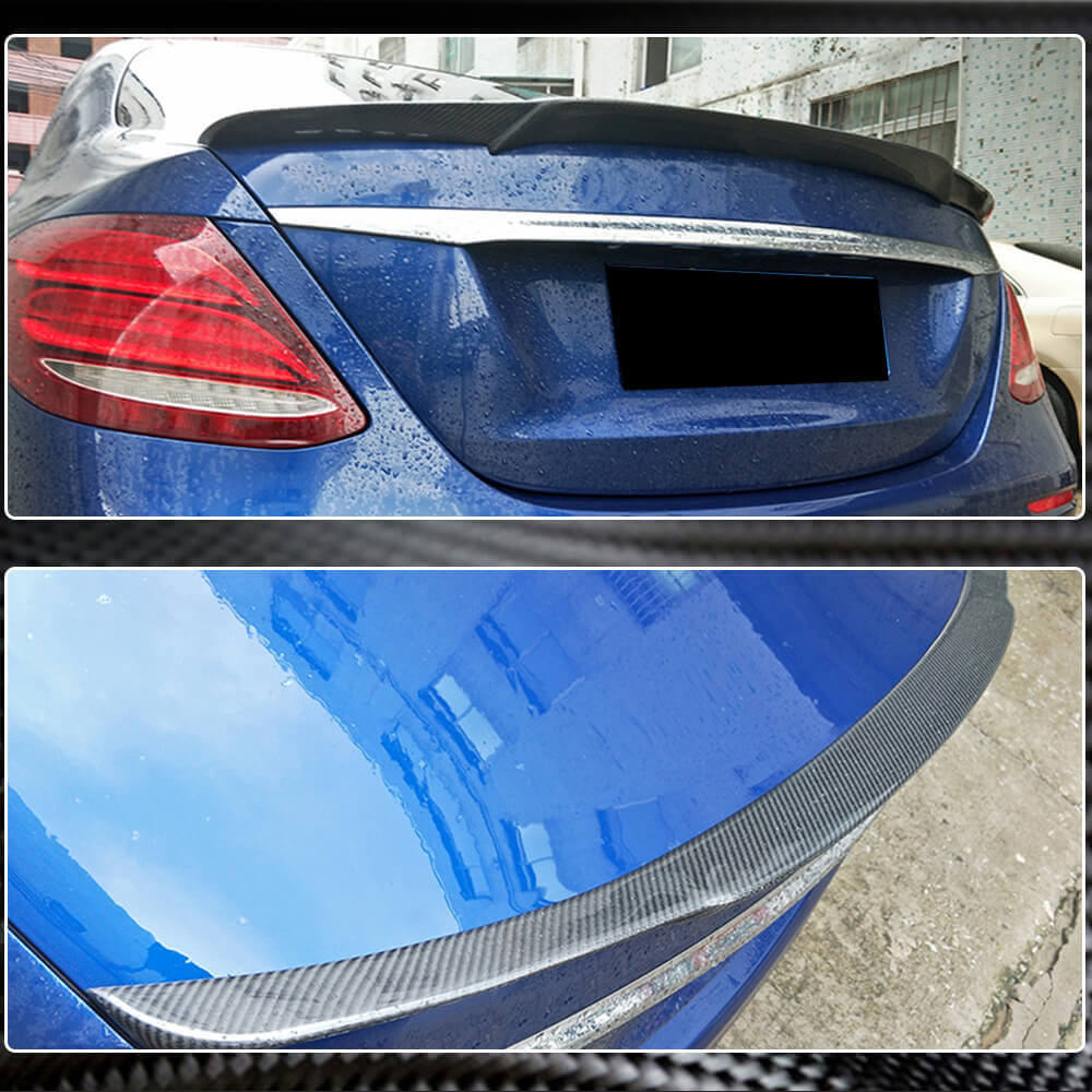 Spoiler V4 (Carbon) for Mercedes E-class W213 2016-2023 - image 4