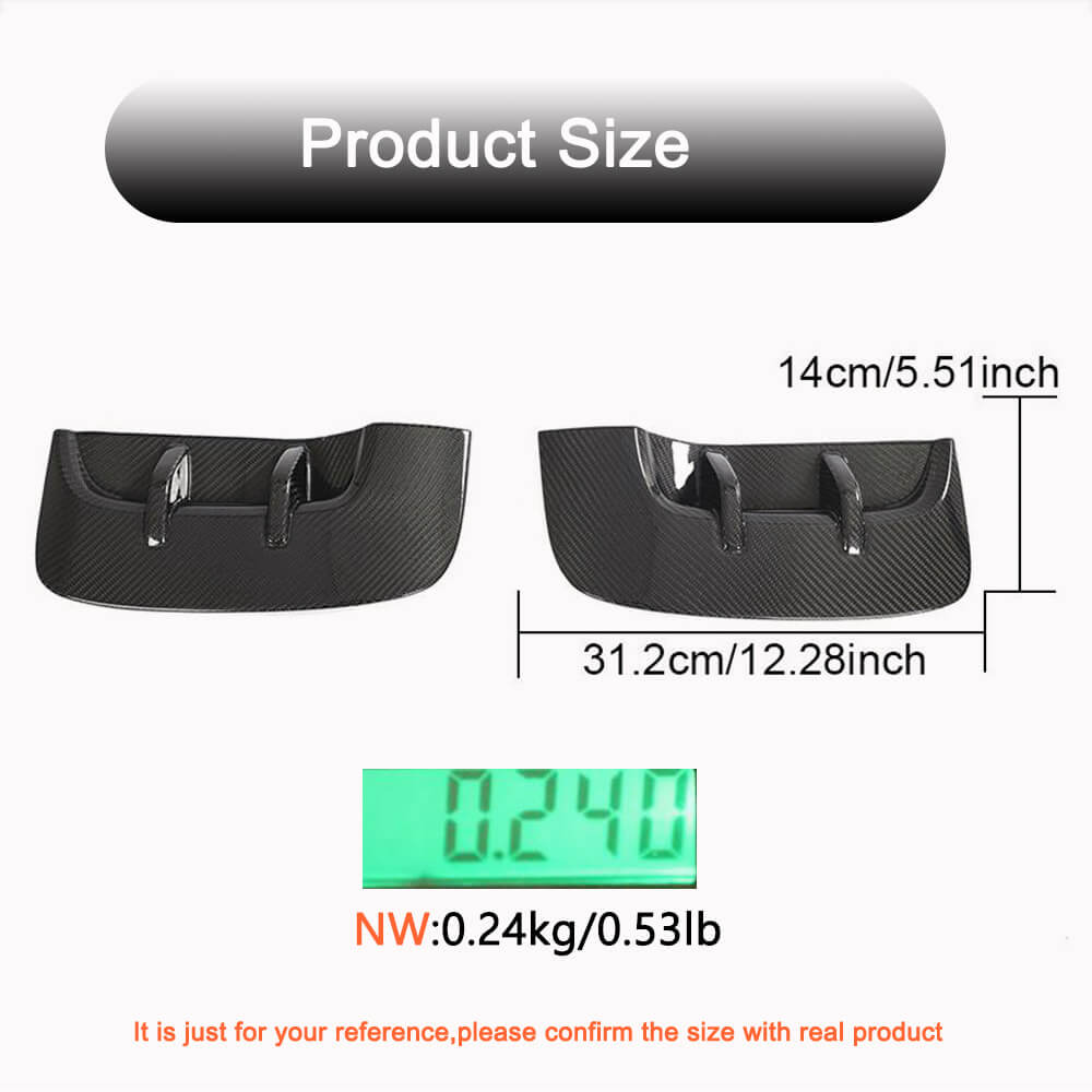 Front fender trims (Carbon) for Kia Stinger 2017-2023 - image 4