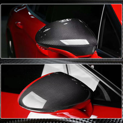 Mirror covers (2016-2020, Carbon) for Porsche Panamera 2016-2023 - image 4