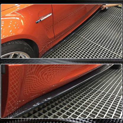 Side Skirts Carbon Fiber (for E82) for BMW 1 series E81/82/87/88 2004-2011 - image 4