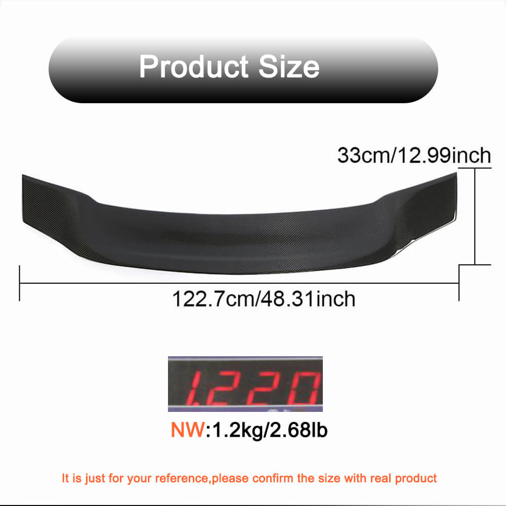 Spoiler V3 (Carbon) for Mercedes E-class coupe C207 2010-2017 - image 4