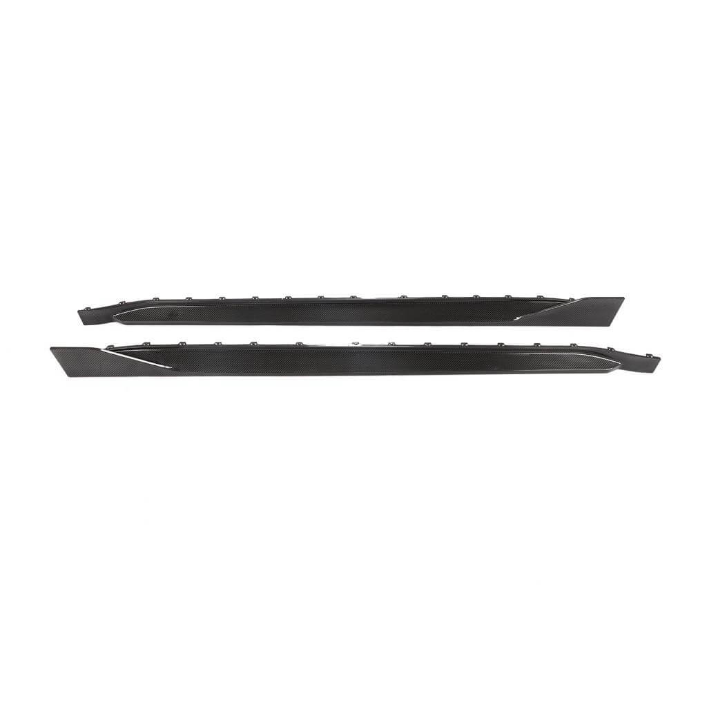 Side Skirt Extensions V2 (for G80, Carbon) for BMW 3 Series G20/21 2018- - image 4