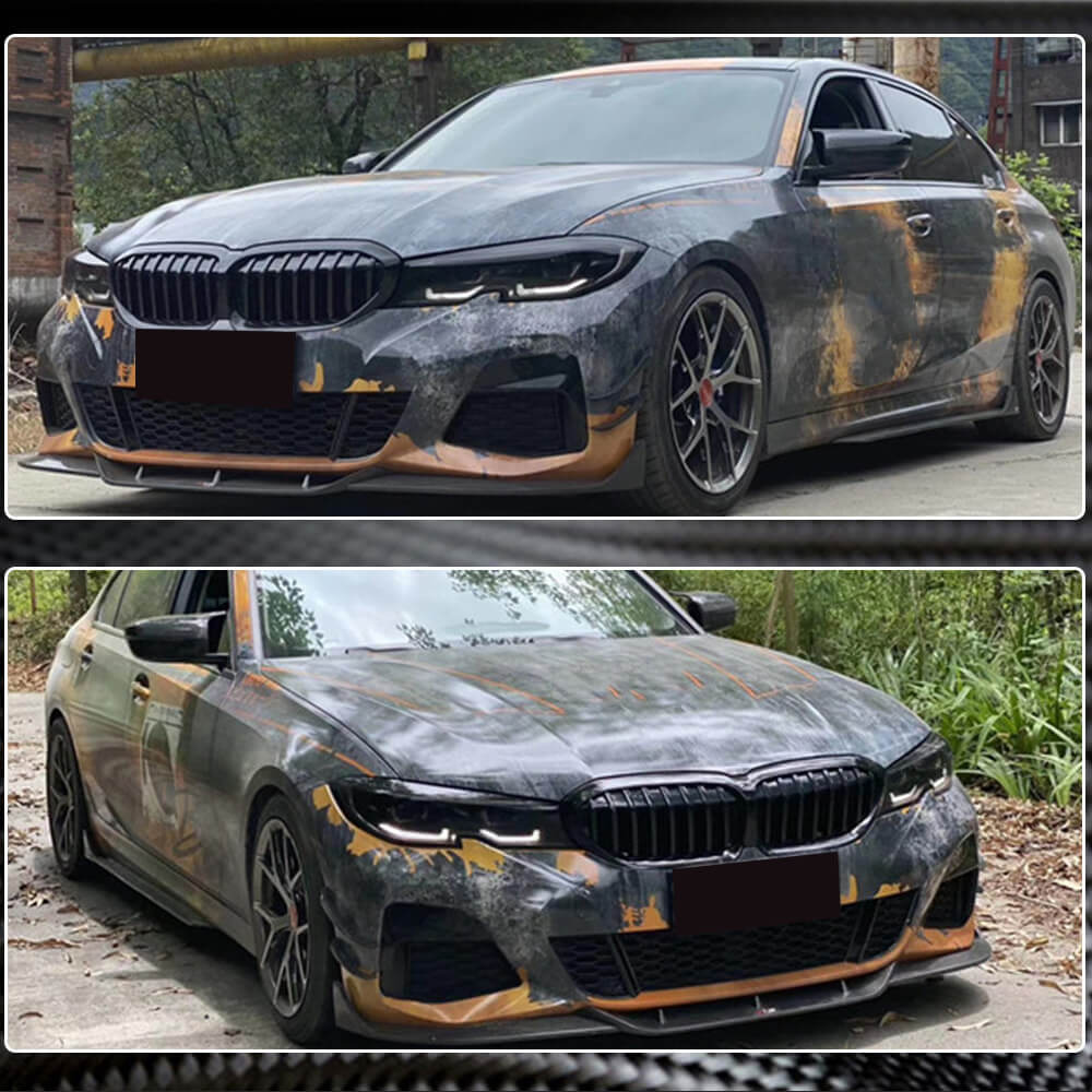 Side Skirt Extensions V3 (for G20 M-Sport, Carbon) for BMW 3 Series G20/G21 2018- - image 4