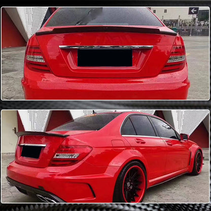 Spoiler SD V4 (Carbon) for Mercedes C-class W204 2007-2015 - image 4