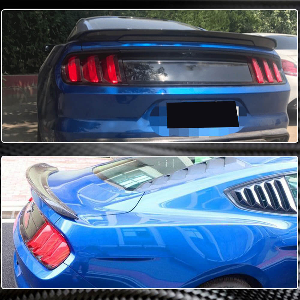 Spoiler V6 (Carbon) for Ford Mustang 2015-2023 - image 4