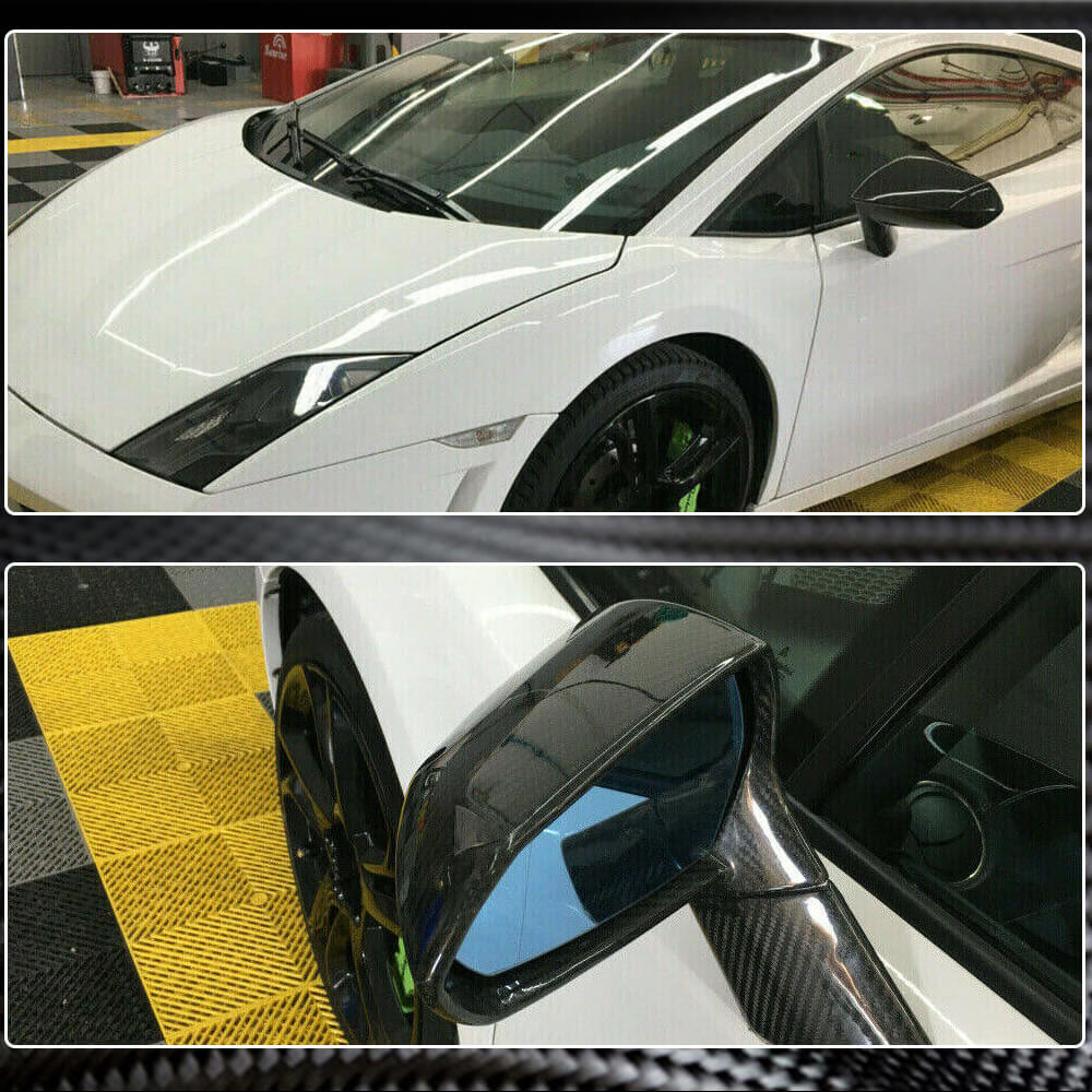Mirror Covers Pair Carbon Fiber for Lamborghini Gallardo - image 4