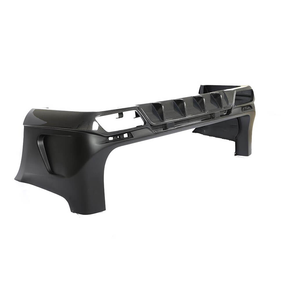 Rear bumper (2014-2019, Carbon) for Mercedes Vito / V-class W447 2014↗ year - image 4