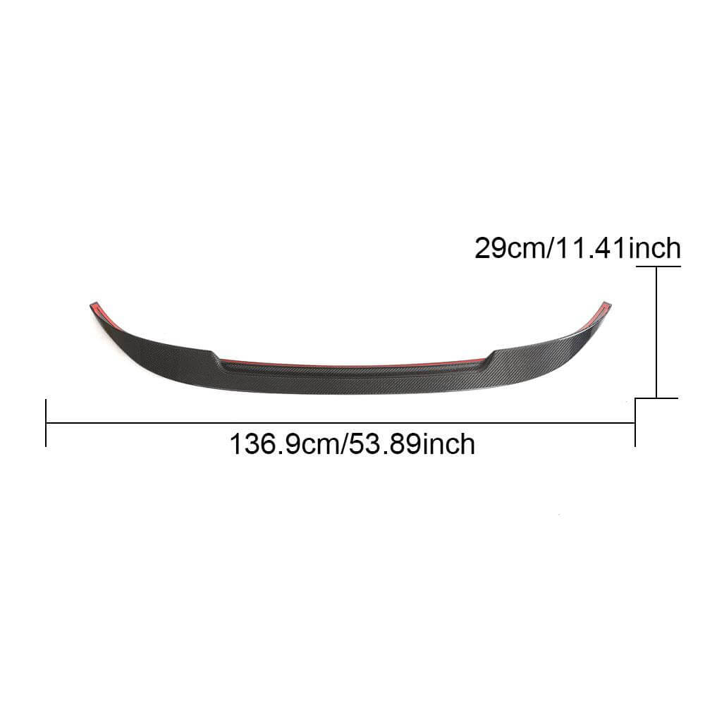 Spoiler (Carbon) for Honda Civic HB 2021↗ year - image 4