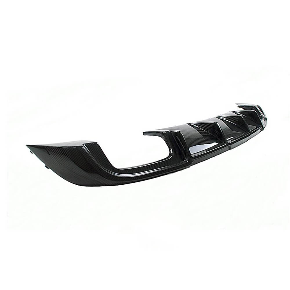 Rear Bumper Diffuser V2 (for S-Line HB 2017-2020, Carbon) for Audi A3 2012-2020 - image 4