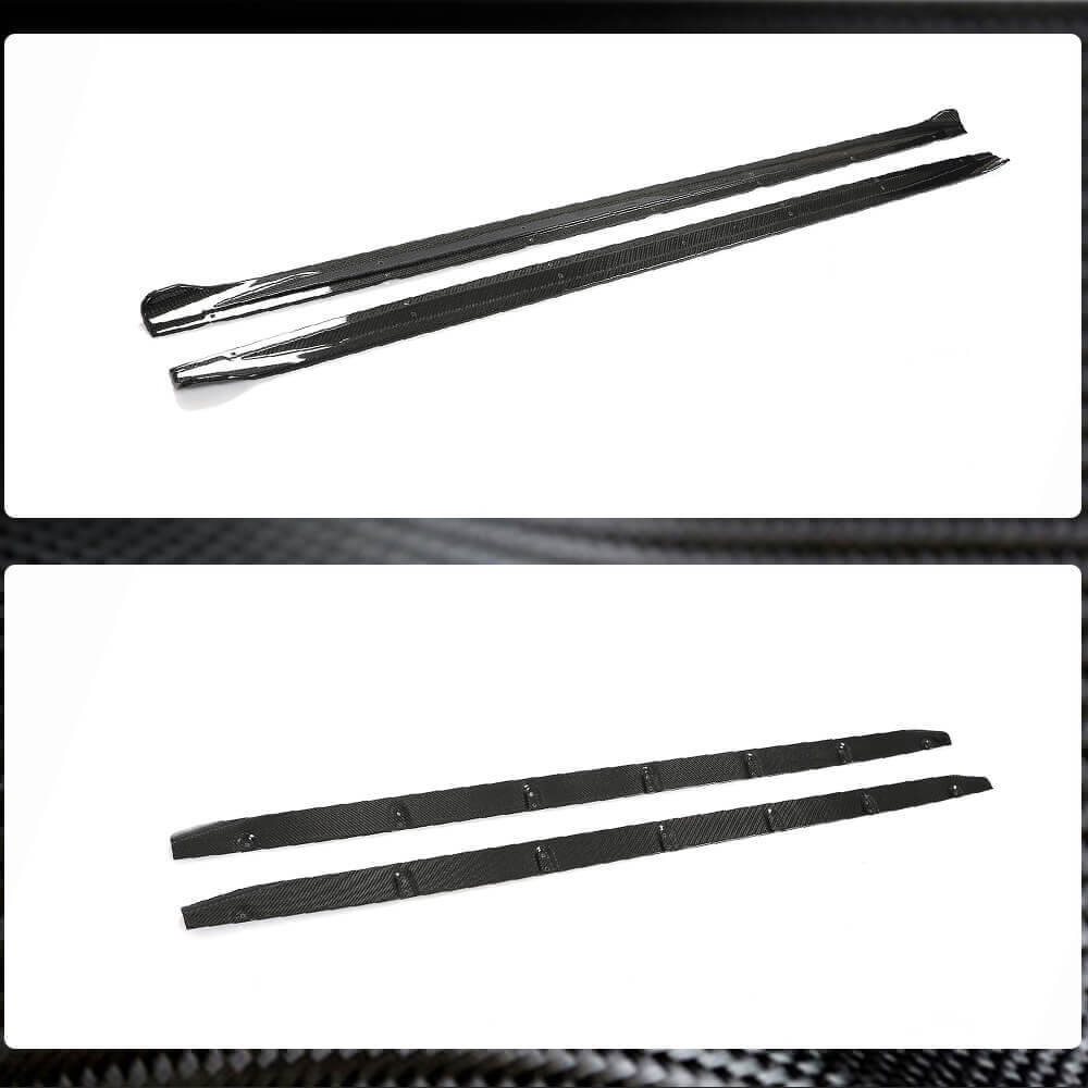 Side Skirts (for S3 Sedan, Carbon) for Audi A3 2020- - image 4
