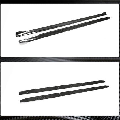 Side Skirts (for S3 Sedan, Carbon) for Audi A3 2020- - image 4