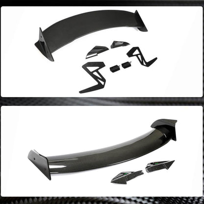Rear Trunk Spoiler Dry Carbon Fiber V6 (2016-2022) for Tesla Model 3 - image 4