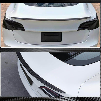 Rear Spoiler V7 (2017-2023, Carbon) for Tesla Model 3 2017- - image 4