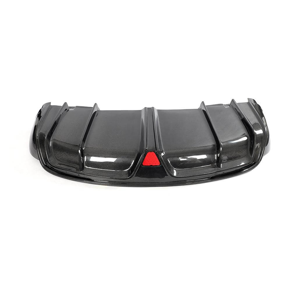 Rear Bumper Diffuser Carbon Fiber (for Plaid 2022-2024) for Tesla Model X - image 4