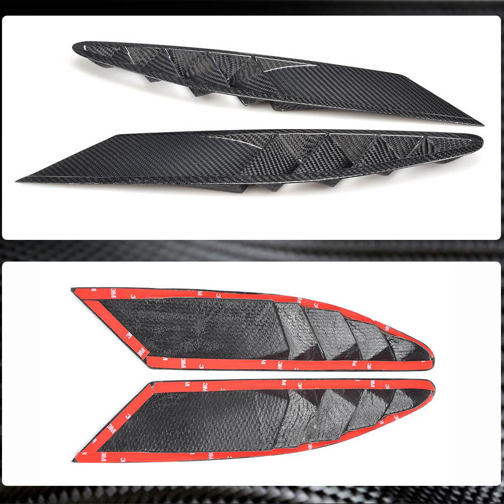 Covers on the front bumper V1 (2011-2013, Carbon) for Ferrari 458 Italia - image 4