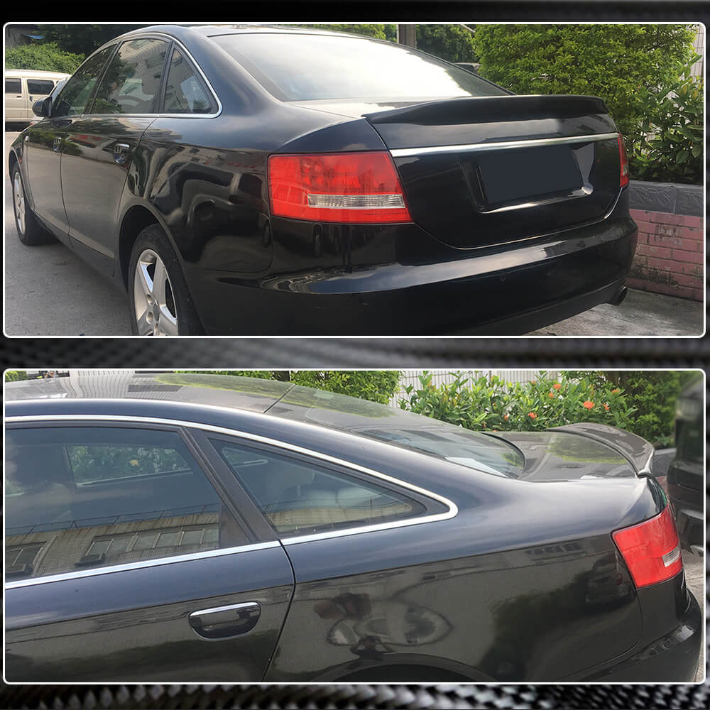 Spoiler V2 (Carbon) for Audi A6 C6 2004-2011 - image 4