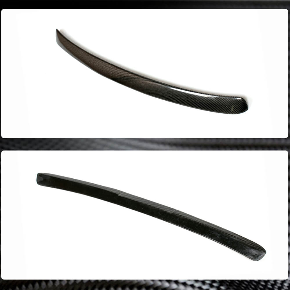 Spoiler (for S-Line 2007-2011, Carbon) for Audi A4 B8 2007-2015 - image 4