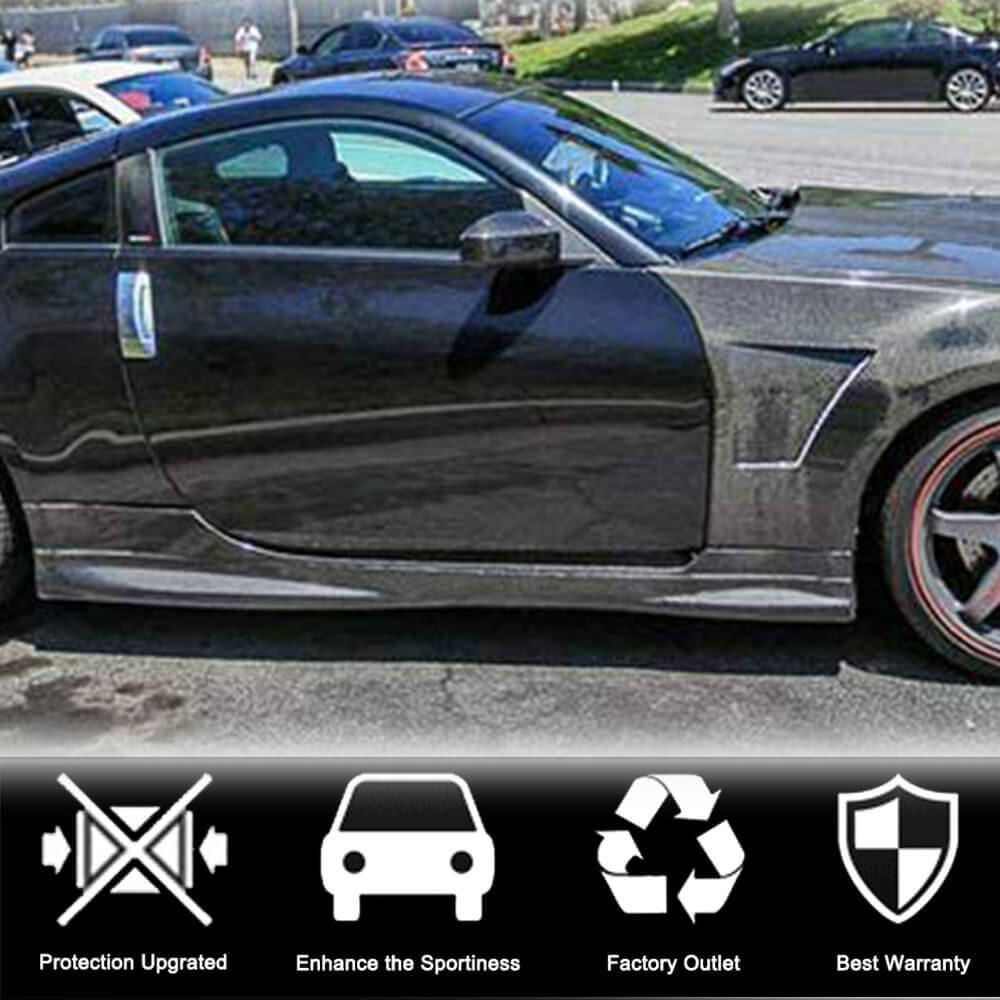 Carbon Mirror Covers (2003-2006) for Nissan 350Z 2002-2009 - image 4