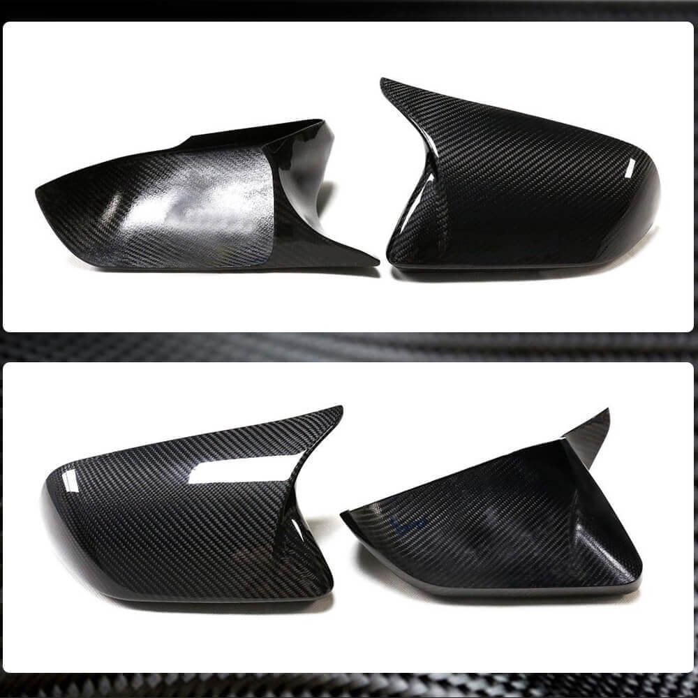 Mirror Covers V1 (for USA, Carbon) for Ford Mustang 2015-2023 - image 4
