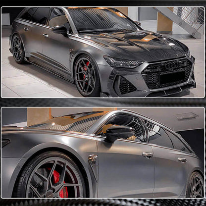 Mirror Covers V3 (Carbon) for Audi A6 C8 2018- - image 4