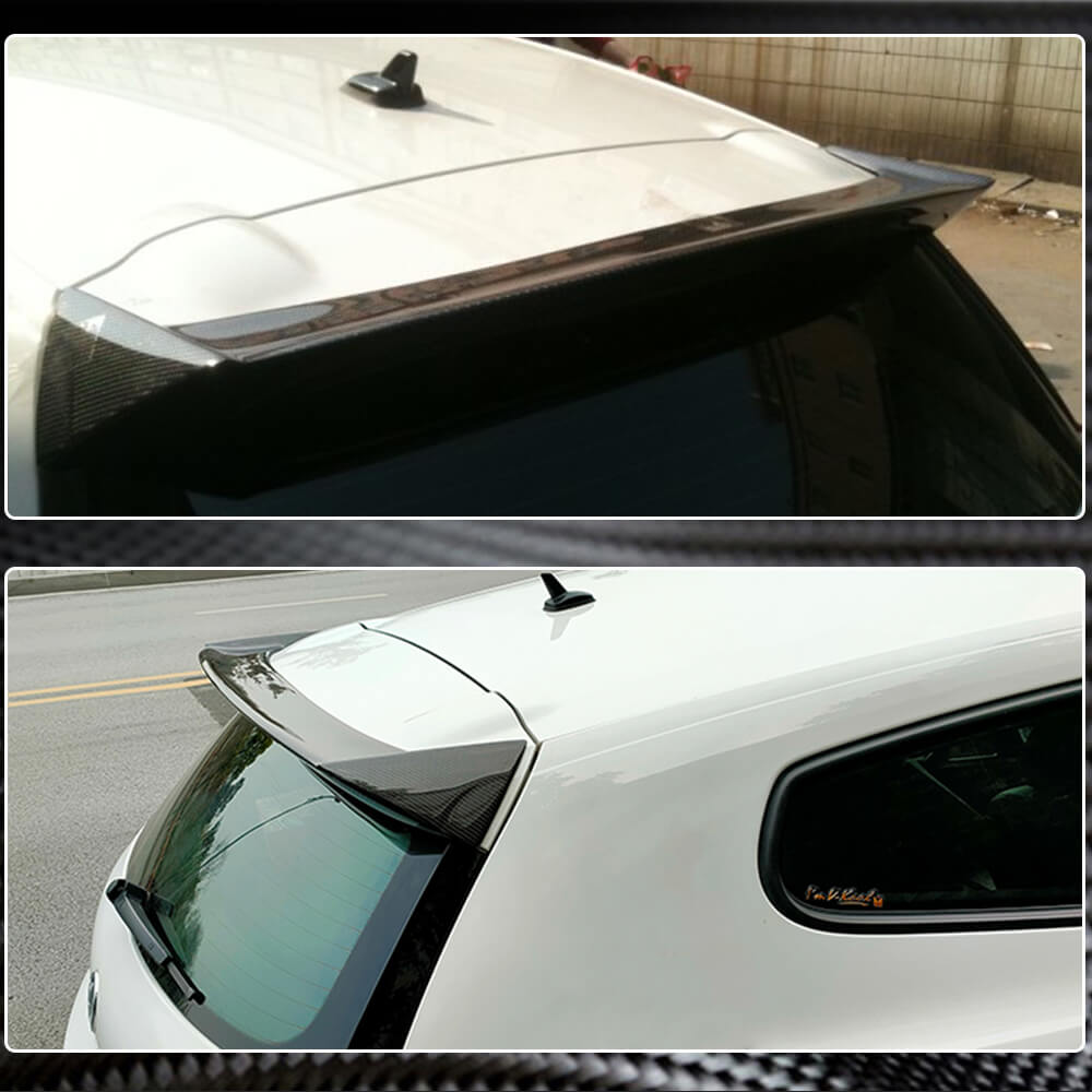 Spoiler V3 (for Base, Carbon) for Volkswagen Scirocco - image 4