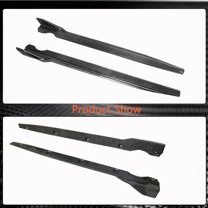Side Skirts Carbon Fiber (2018-2022) for BMW X6 G06 2019- - image 4