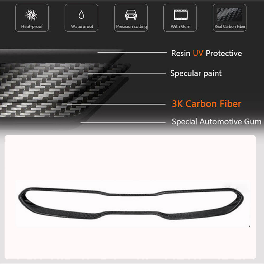 Front Grille Surround (Carbon) for Kia Stinger 2017-2023 - image 4