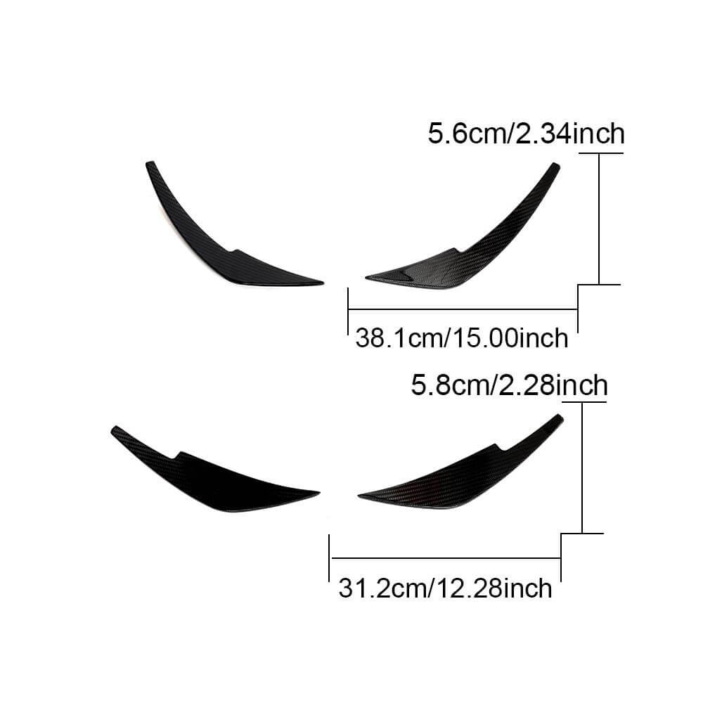 Covers on the front bumper (Carbon) for Nissan 400Z - image 4