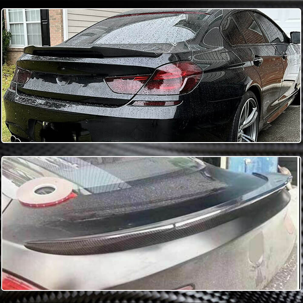 Rear Trunk Spoiler Carbon Fiber V4 (for F06/F13) for BMW 6 F12/F13/F06 2011-2015 - image 4