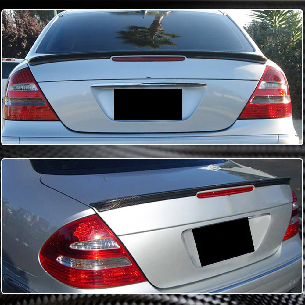 Spoiler (Carbon) for Mercedes E-class W211 2002-2009 - image 4