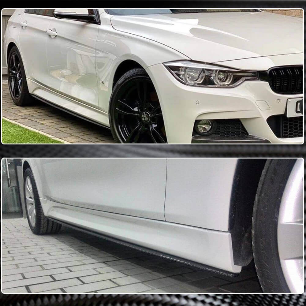 Side Skirt Covers V1 (for M-Sport Side Skirts, Carbon) for BMW 3 Series F30/F31 2012-2019 - image 4
