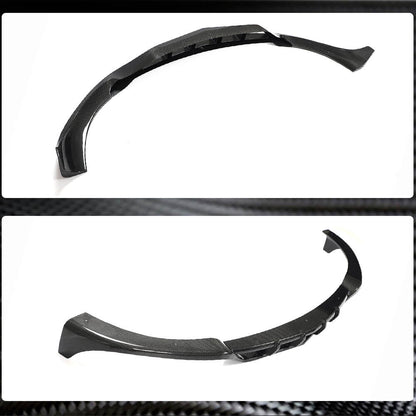 Front Bumper Lip V2 for E63 AMG 2016-2019 Carbon for Mercedes E-сlass W213 2016-2023 - image 4