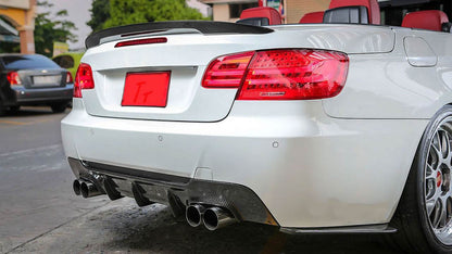 Rear Bumper Diffuser V1 for E92/E93 M-Sport, Carbon for BMW 3 Series E-90/91/92/93 2005-2011 - image 4