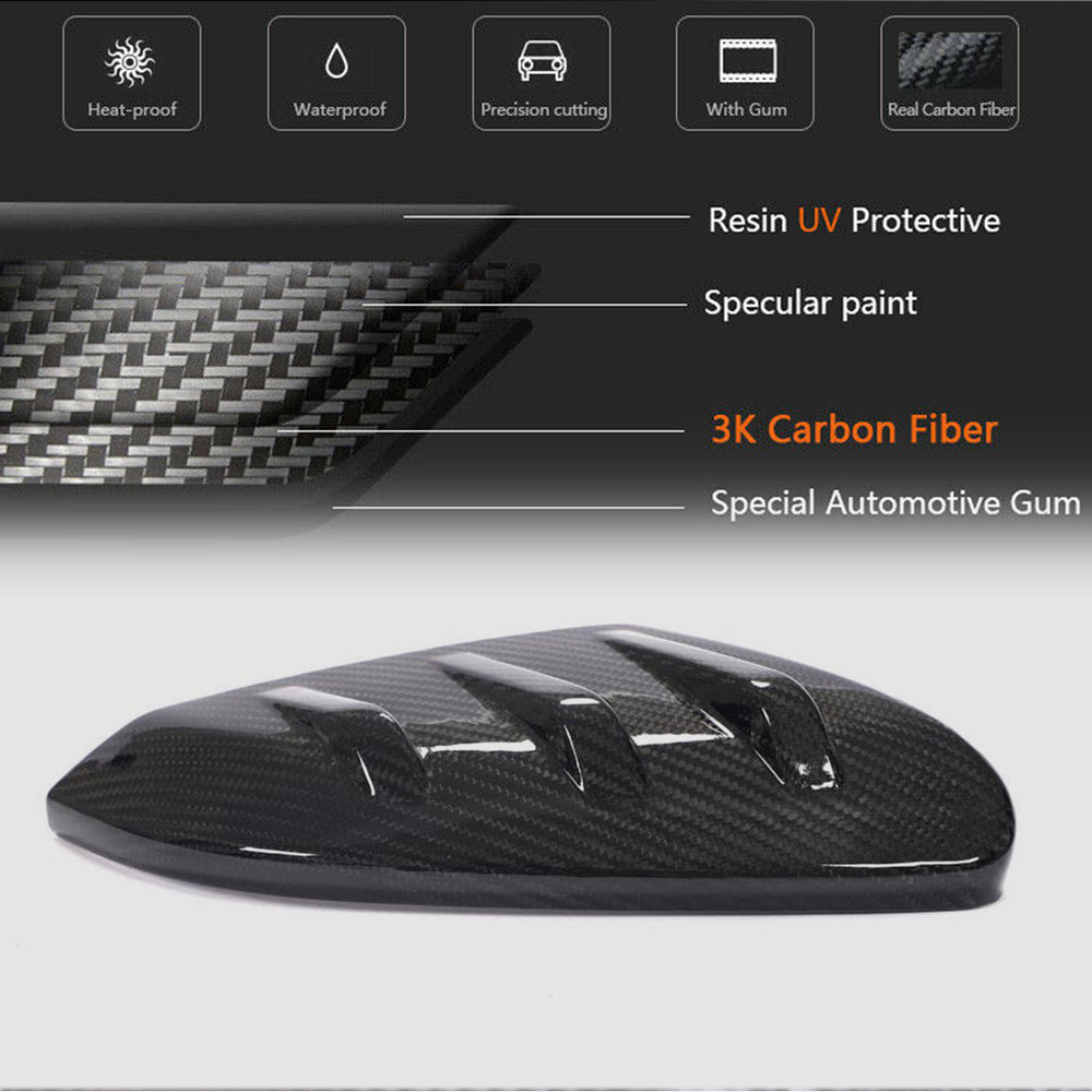 Mirror Covers V2 (Carbon) for Honda Civic Sedan X 2016-2021 - image 4