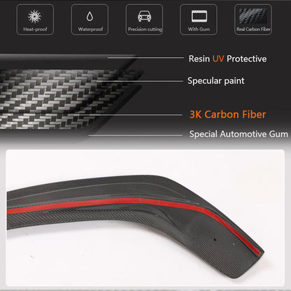 Cover on the front bumper Lip (for F-Sport 2013-2016, Carbon) for Lexus IS 2013- - image 4