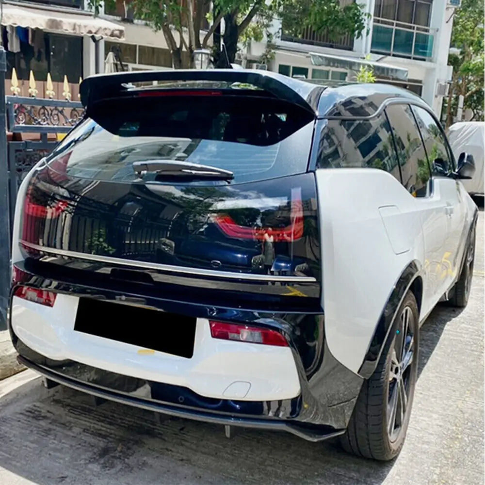 Rear Roof Spoiler Carbon Fiber V1 for BMW I3 2013-2022 - image 4