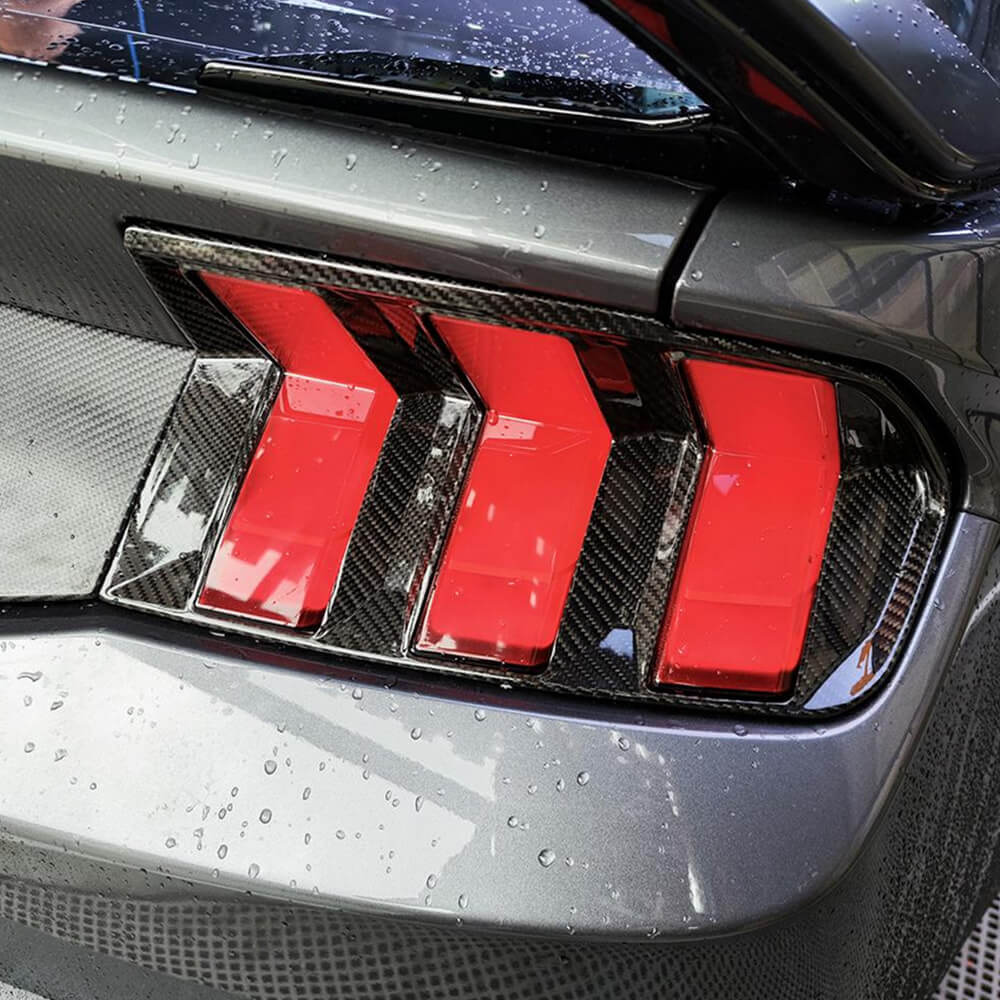 Covers for rear lights (Carbon) for Ford Mustang 2024- gg. - image 4