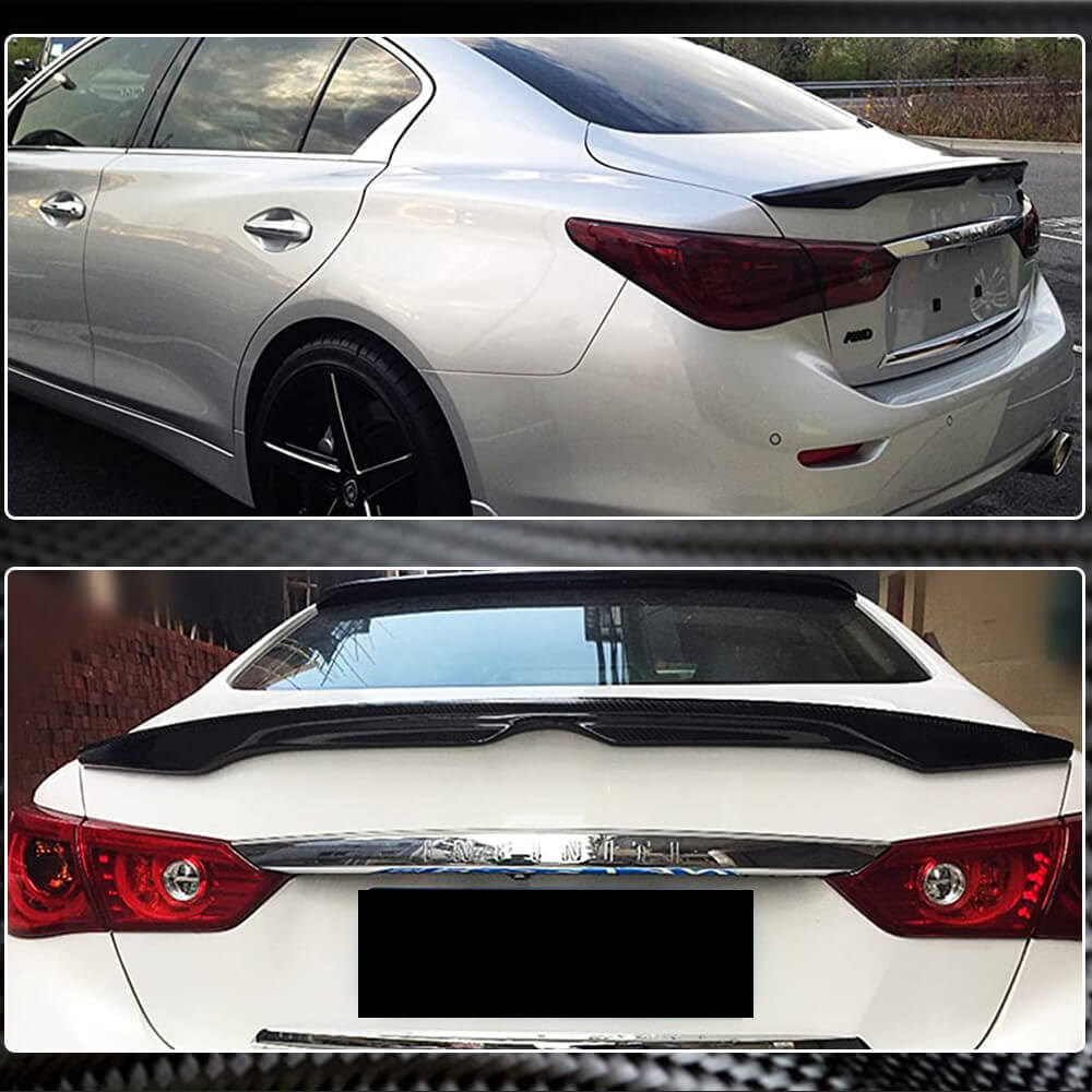 Spoiler V4 (for Q50, Carbon) for Infiniti Q50/Q60 2013-2024 - image 4
