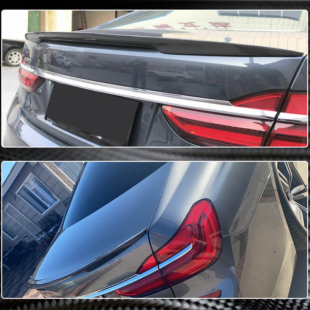 Rear Trunk Spoiler Carbon Fiber V3 for BMW 7 series G11/G12 - image 4