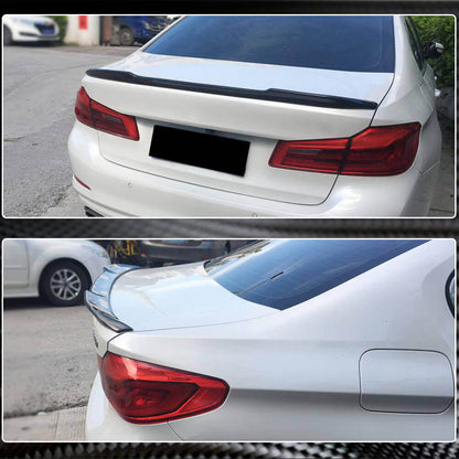 Rear Trunk Spoiler Carbon Fiber V7 (SD) for BMW 5 Series G30/31 2017-2023 - image 4