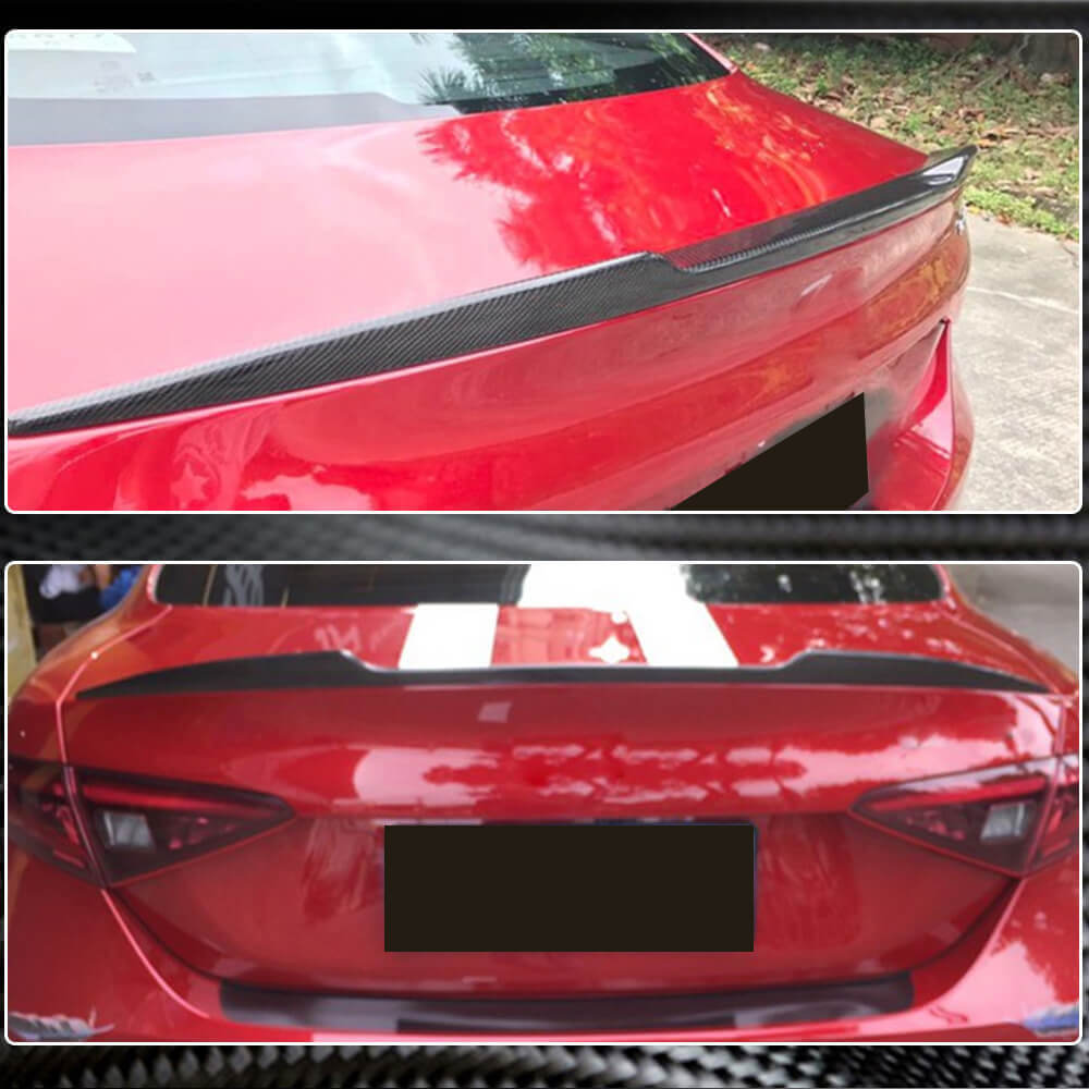Spoiler V6 (Carbon) for Alfa Romeo Giulia 2016-2022 - image 4