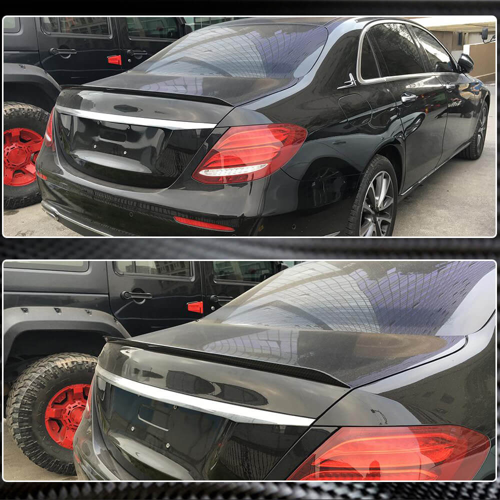 Spoiler V6 (Carbon) for Mercedes E-class W213 2016-2023 - image 4