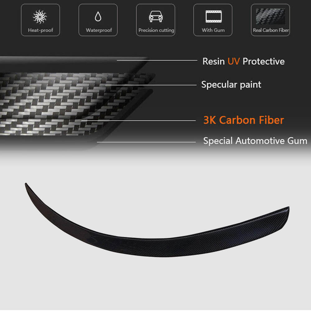 Spoiler (Carbon) for Mercedes S-class W223 - image 4