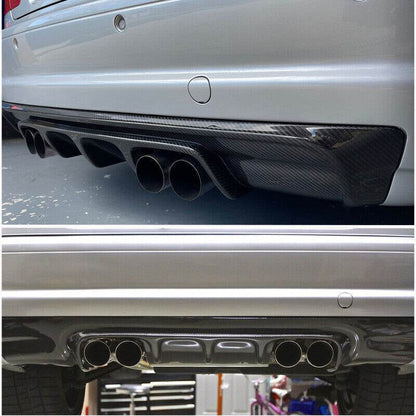 Rear Bumper Diffuser Carbon Fiber V3 (for M3) for BMW 3 series E-46 1998-2006 - image 4
