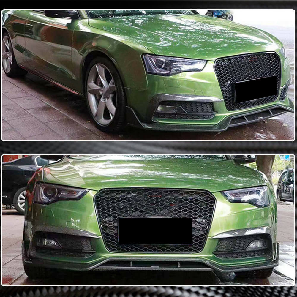 Fog light covers (for S-Line 2012-2015, Carbon) for Audi A5 2007-2015 - image 4