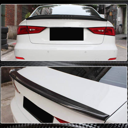 V7 Spoiler (for Sedan, Carbon) for Audi A3 2012-2020 - image 4