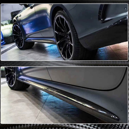 Side Skirts (for GT53 2018-2022, Dry Carbon) for Mercedes AMG GT 4 X290 2018- - image 4