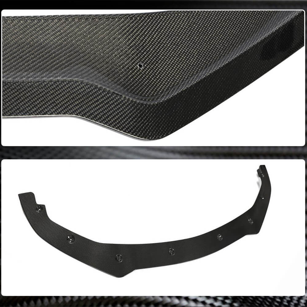 Lip V1 front bumper cover (for Q60 2016-2022, Carbon) for Infiniti Q50/Q60 2013-2024 - image 4