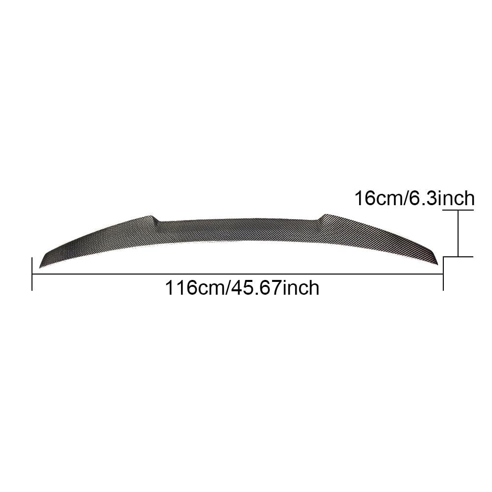 Rear Trunk Spoiler Carbon Fiber V2 (SD) for BMW 3 series E-46 1998-2006 - image 4